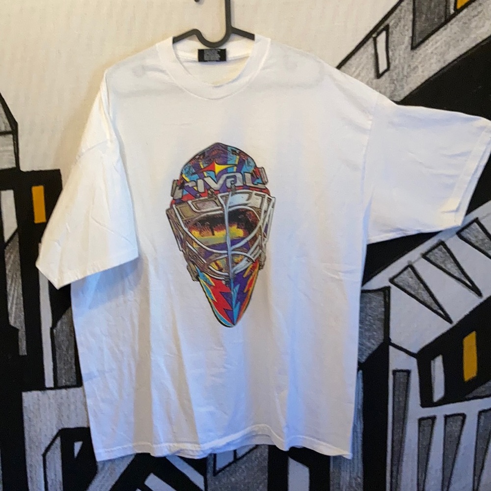 Rare Vintage Ice Hockey Goalie T Shirt Large